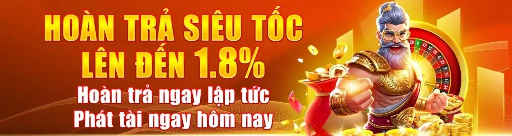 Banner quảng cáo các chương trình khuyến mãi nổ hũ